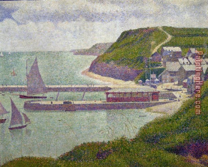 Georges Pierre Seurat Harbour at Port en Bessin at High Tide